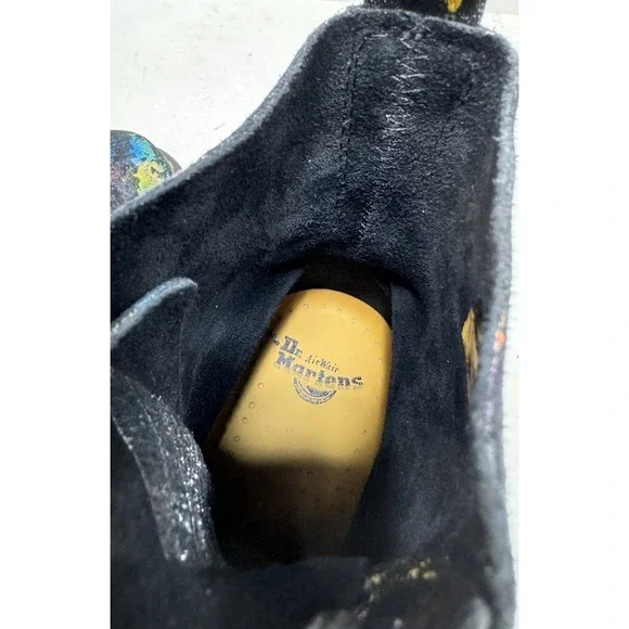 Dr. Doc Martens 1460 Pascal Confetti Suede Combat Boots Women's Size 7 - Picture 9 of 9